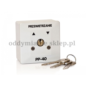 Przełącznik przewietrzania kluczykowy PP-40